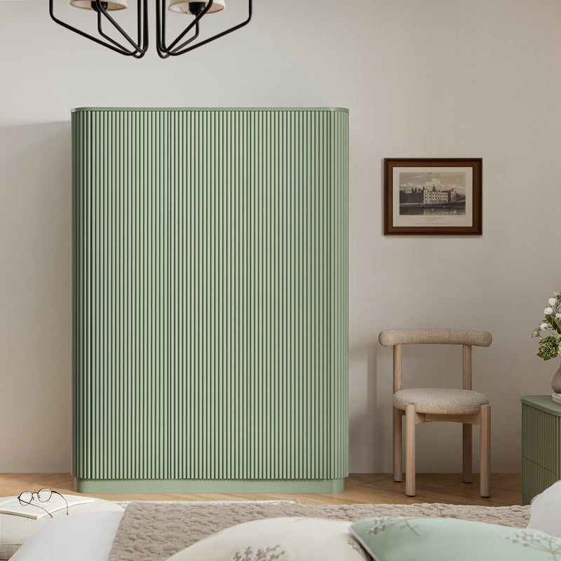 Maru Triple Wardrobe, Sage Green - daals