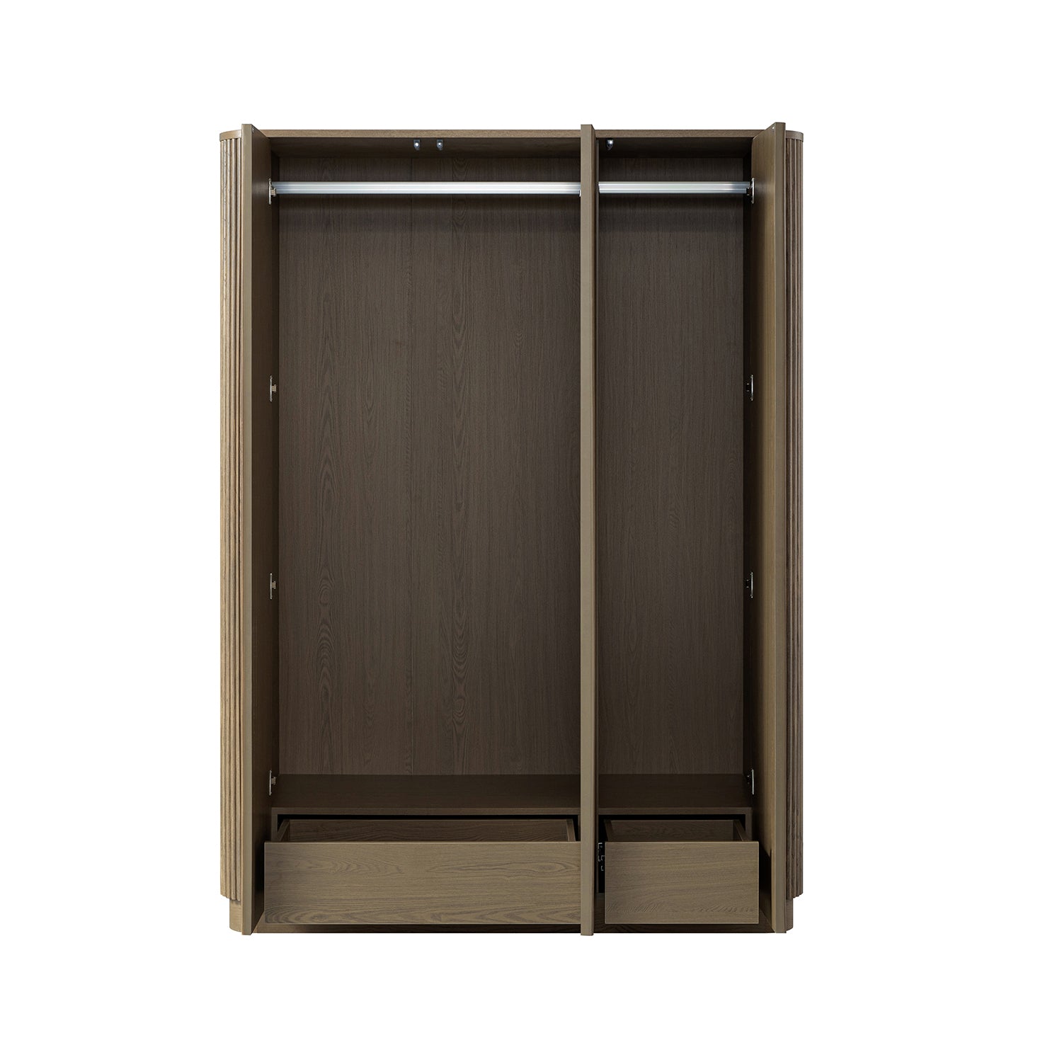 Maru Triple Wardrobe, Silver Oak