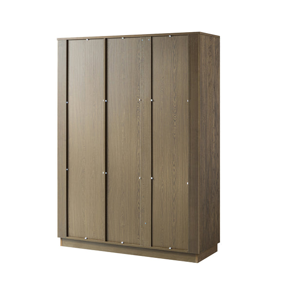 Maru Triple Wardrobe, Silver Oak - daals