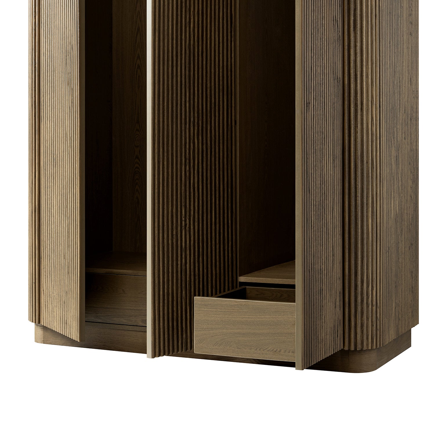 Maru Triple Wardrobe, Silver Oak