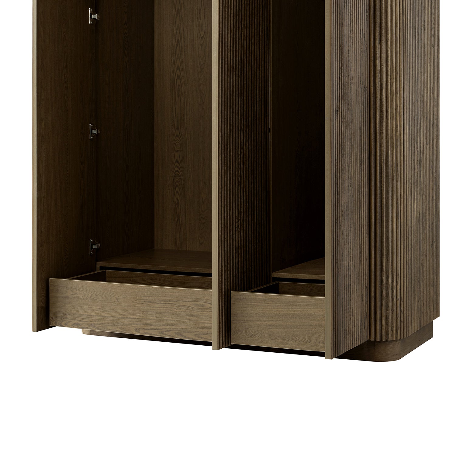 Maru Triple Wardrobe, Silver Oak
