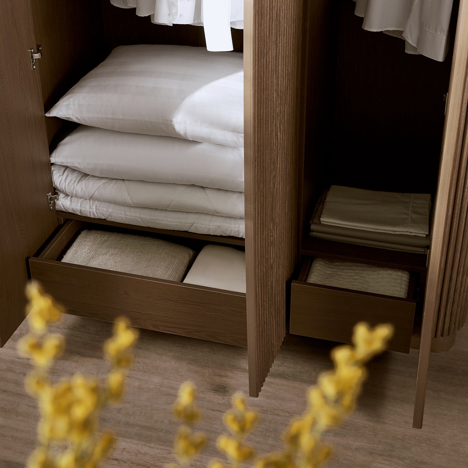 Maru Triple Wardrobe, Silver Oak