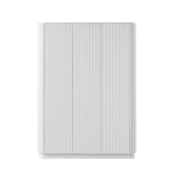 Maru Triple Wardrobe, Washed White - daals