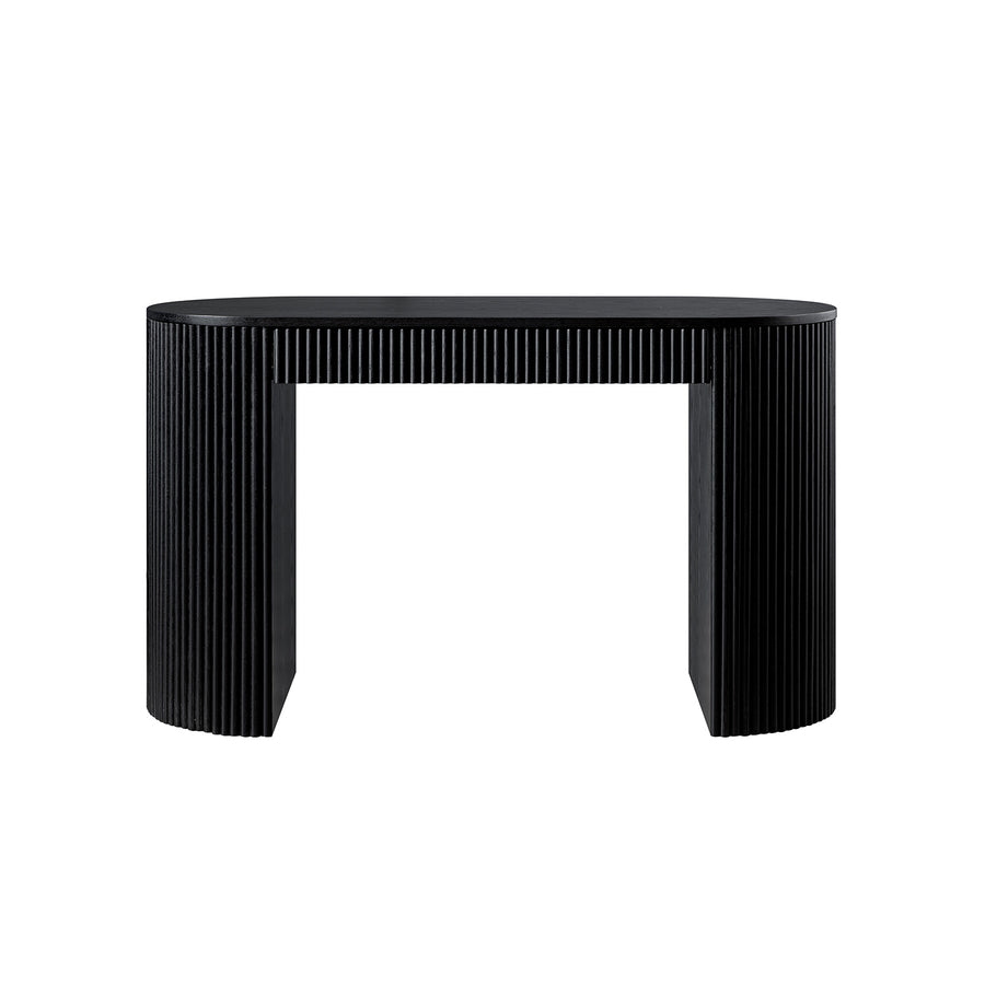 Maru 1-Drawer Writing Desk, Black