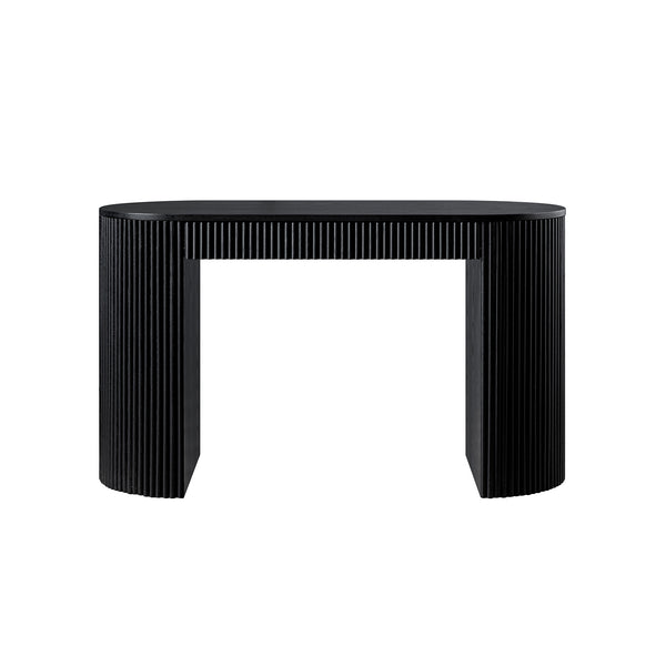 Maru 1-Drawer Writing Desk, Black