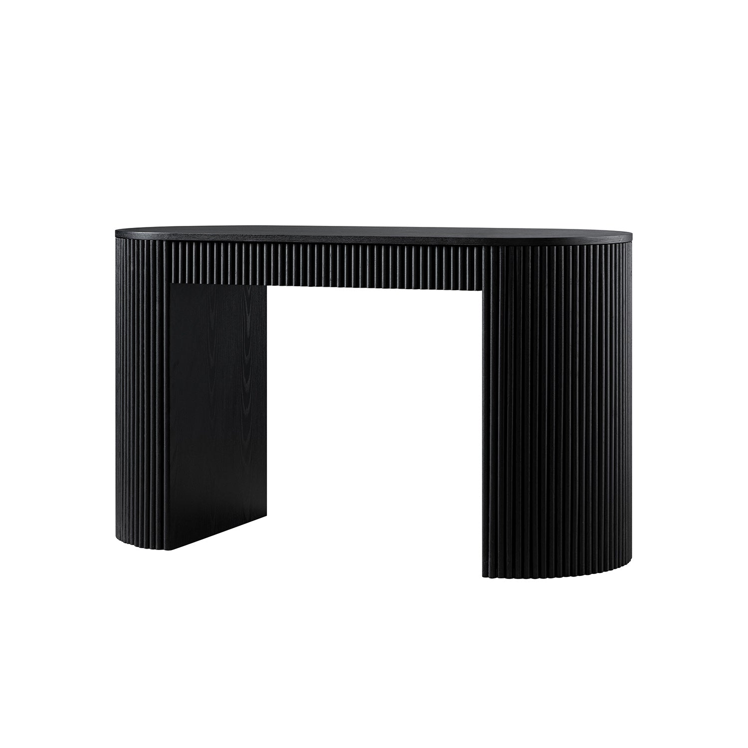 Maru 1-Drawer Writing Desk, Black