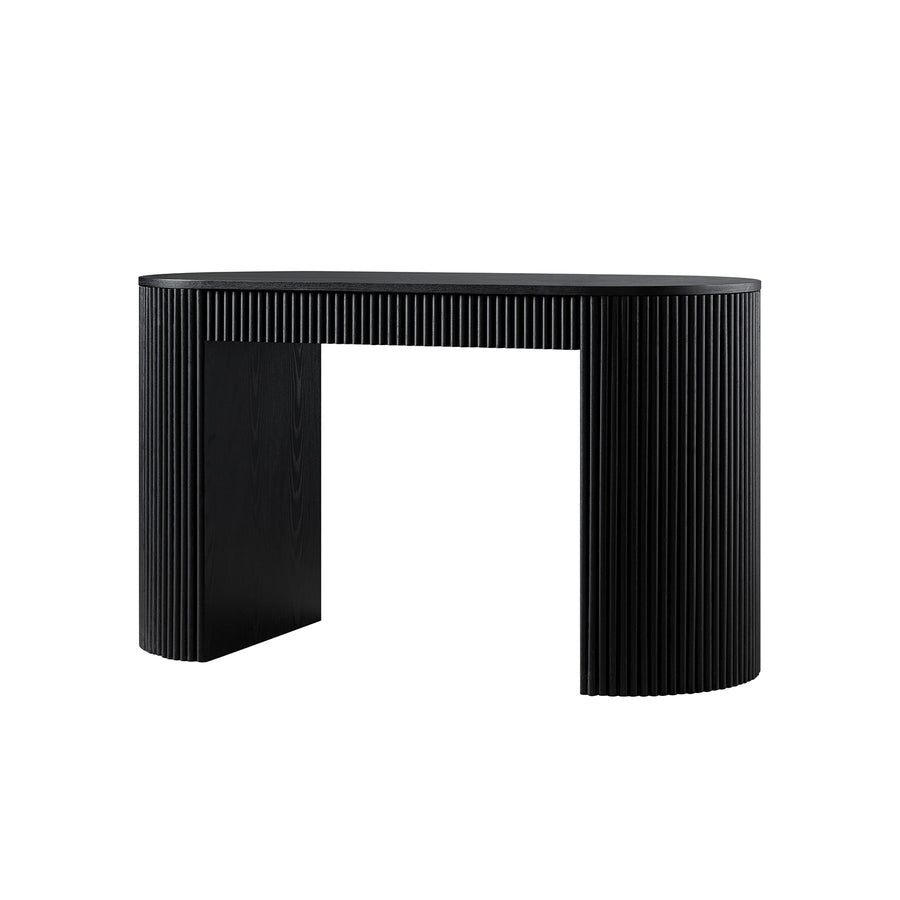 Maru 1-Drawer Writing Desk, Black