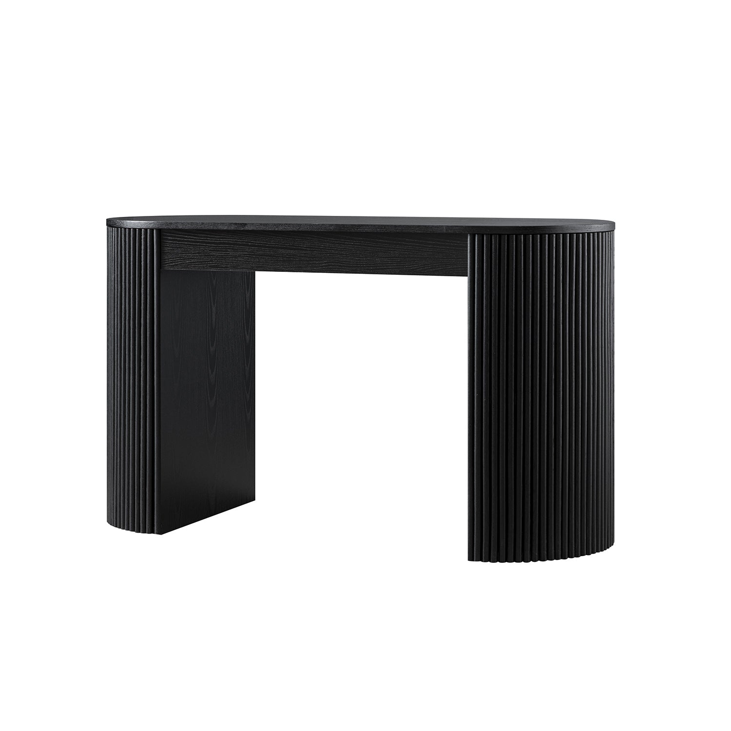 Maru 1-Drawer Writing Desk, Black