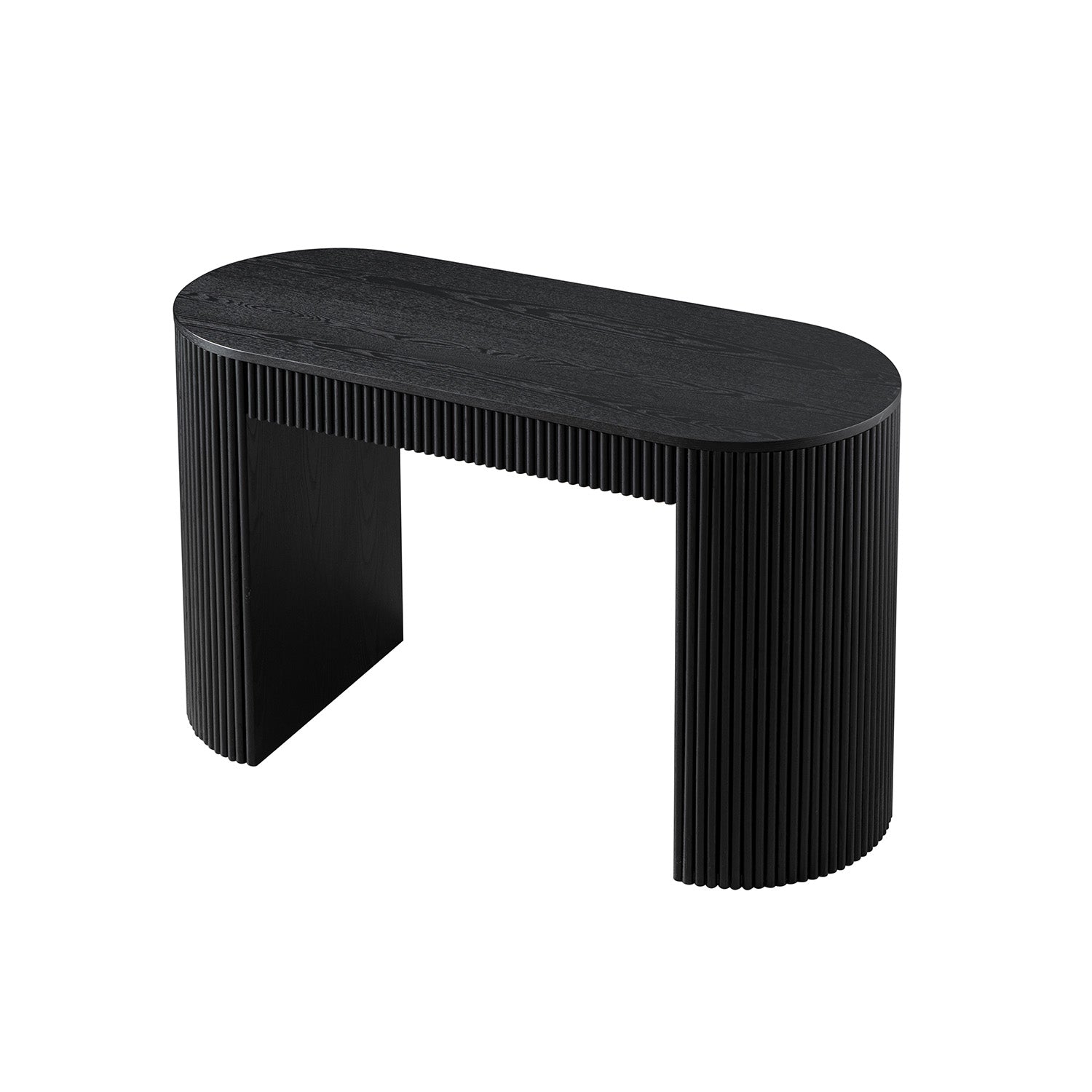 Maru 1-Drawer Writing Desk, Black