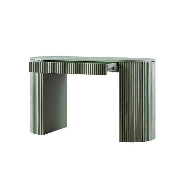 Maru 1-Drawer Writing Desk, Sage Green