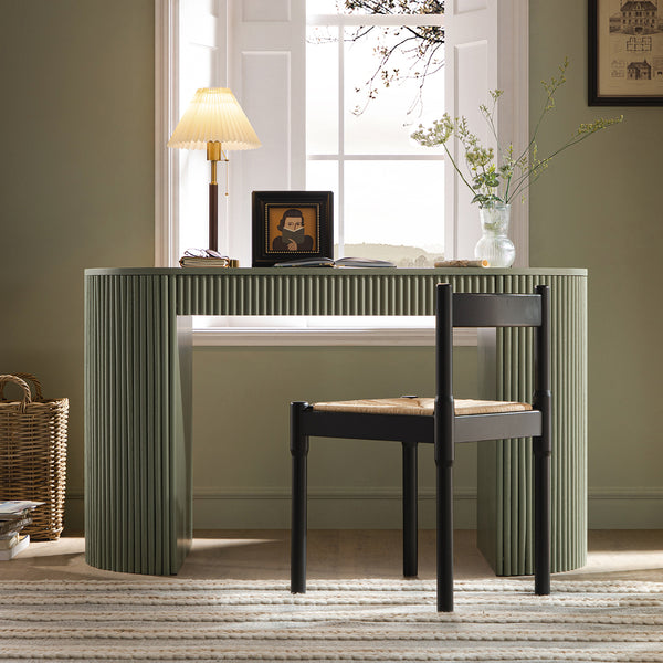 Maru 1-Drawer Writing Desk, Sage Green