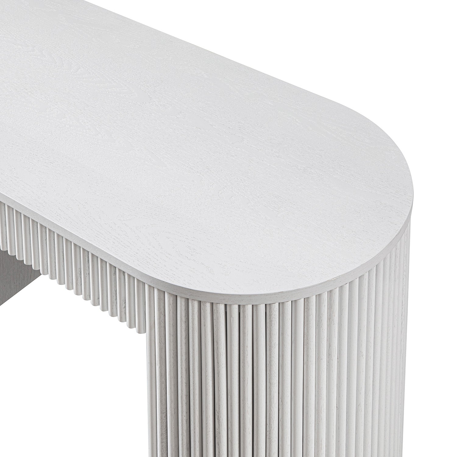 Maru 1-Drawer Writing Desk, Washed White