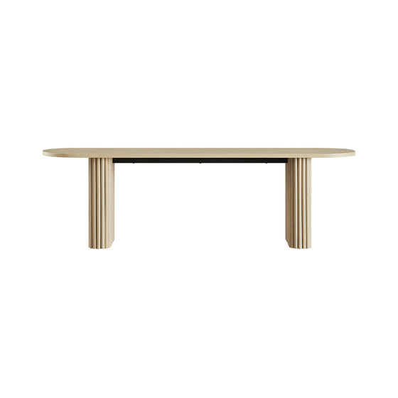 Maru 150cm Dining Bench, Greige Oak