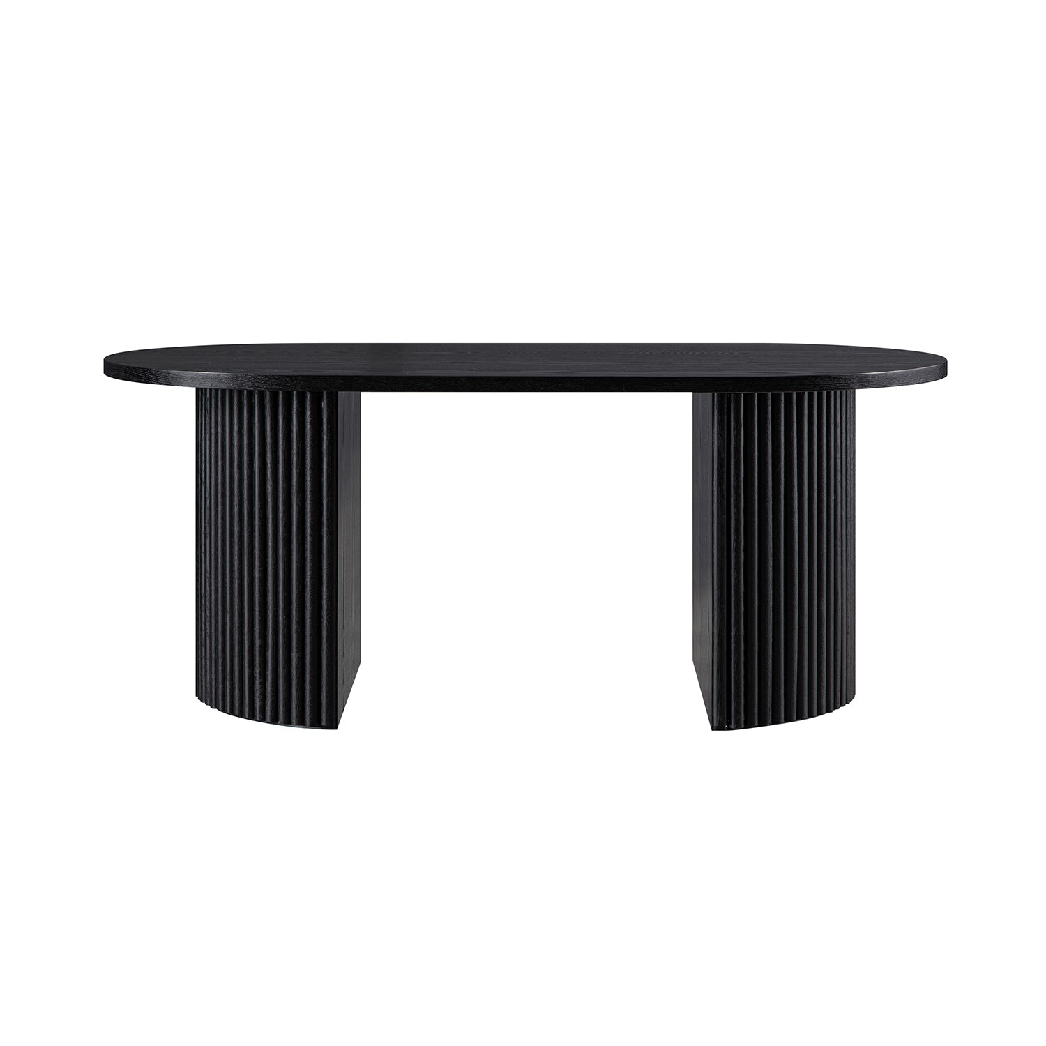 Maru Oval Coffee Table, Black