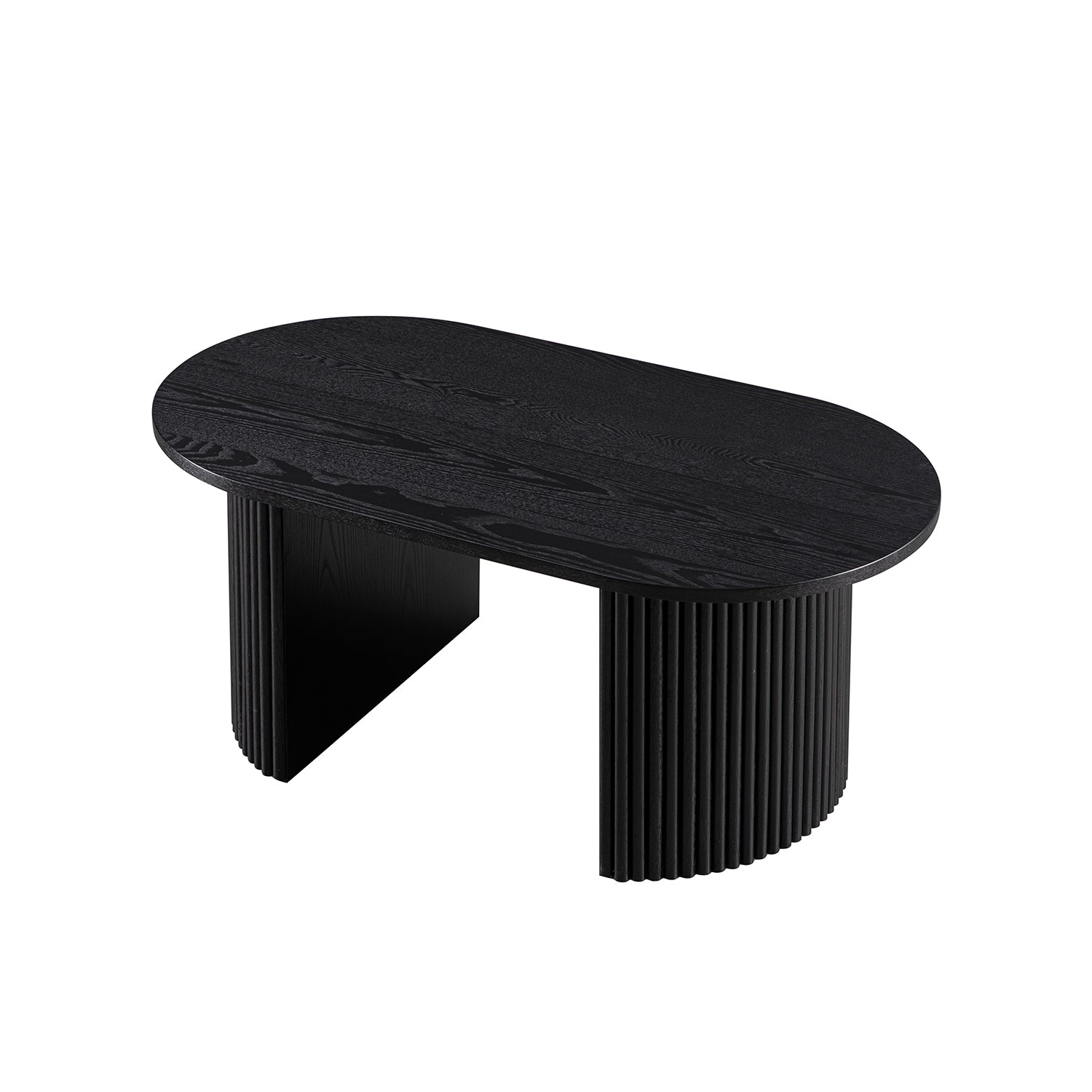 Maru Oval Coffee Table, Black