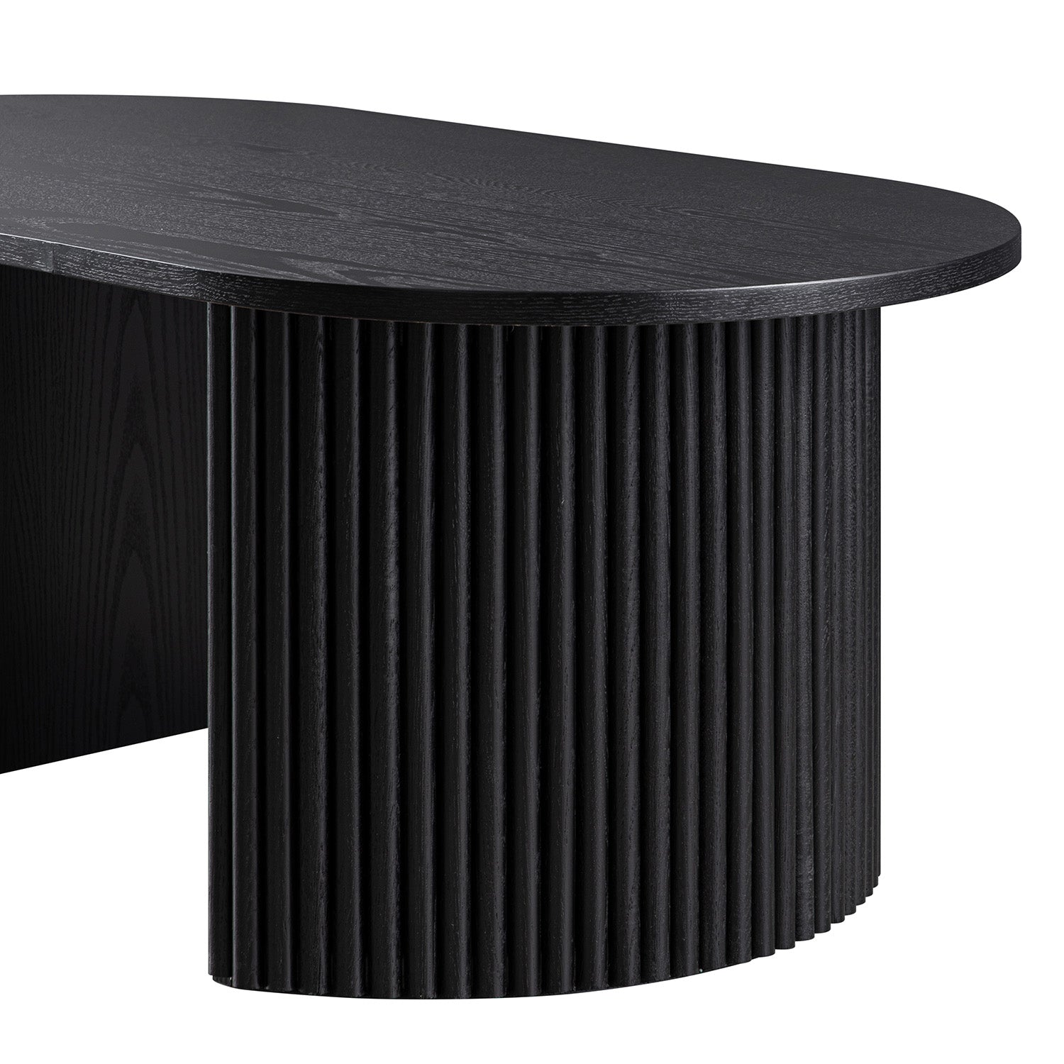Maru Oval Coffee Table, Black