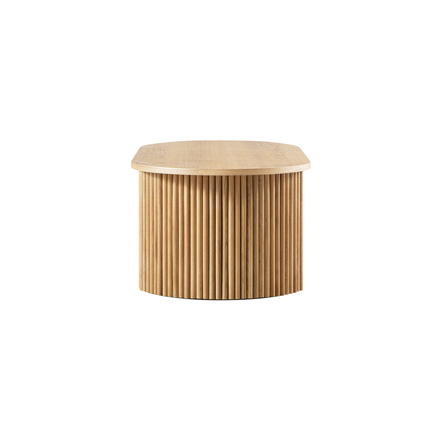 Maru Oval Coffee Table, Oak