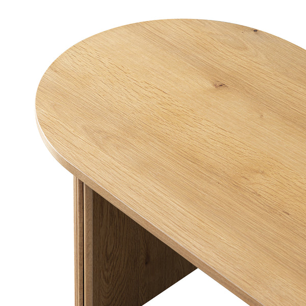 Maru Oval Coffee Table, Oak