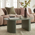 Maru Oval Coffee Table, Sage Green - daals