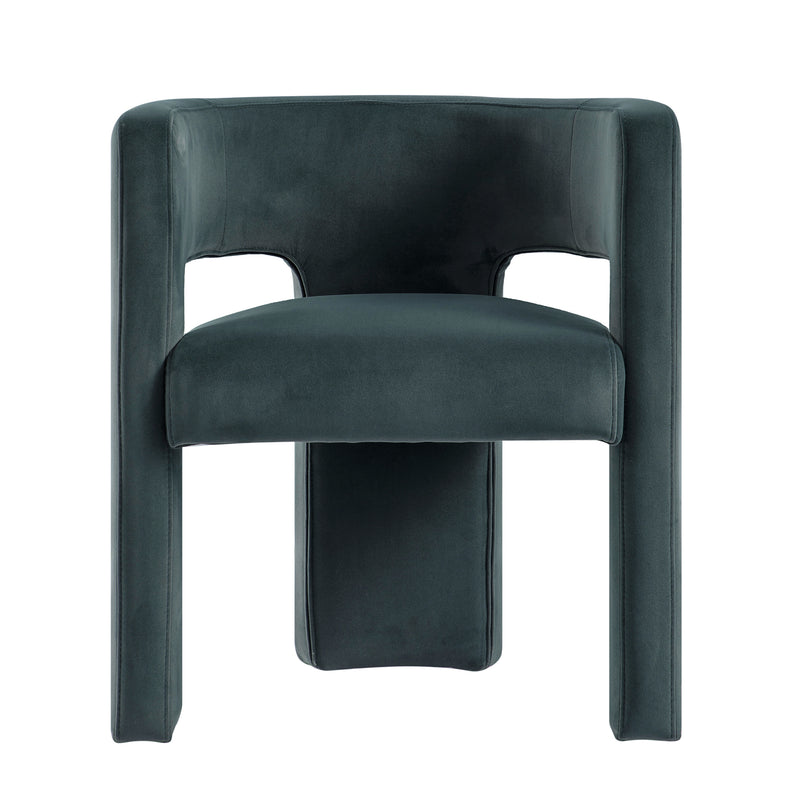 Greenwich Aegean Blue Velvet Dining Chair