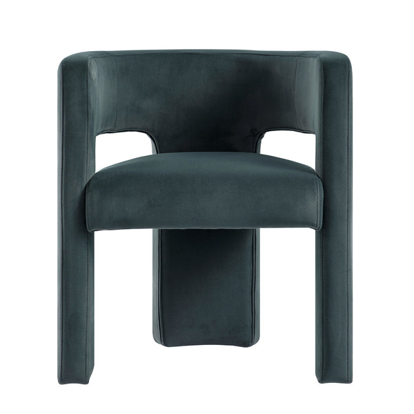 Greenwich Aegean Blue Velvet Dining Chair - daals