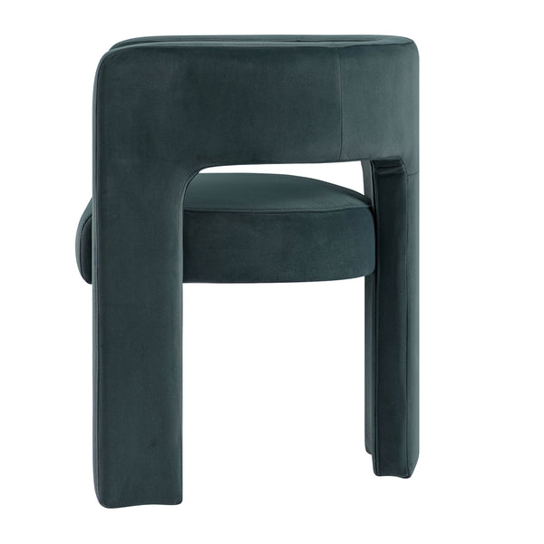 Greenwich Aegean Blue Velvet Dining Chair