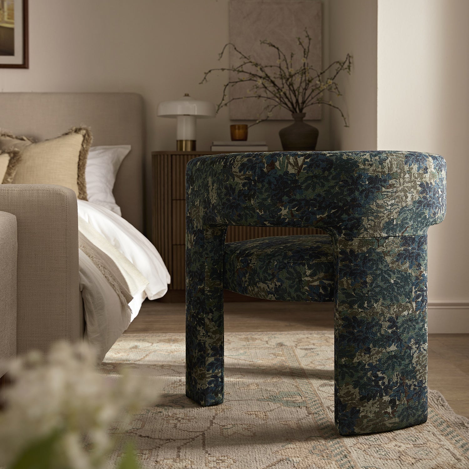 Greenwich Julien Tapestry Linen Blend Dining Chair