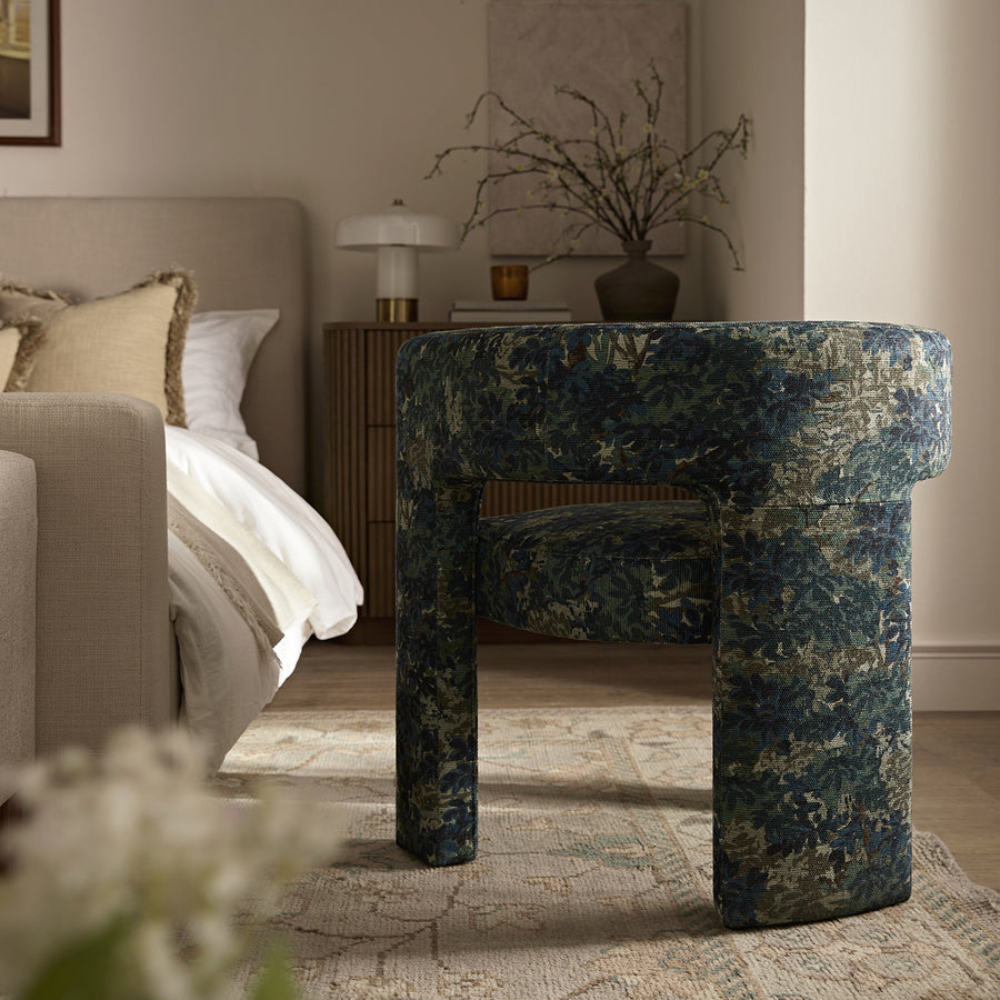 Greenwich Julien Tapestry Linen Blend Dining Chair - daals