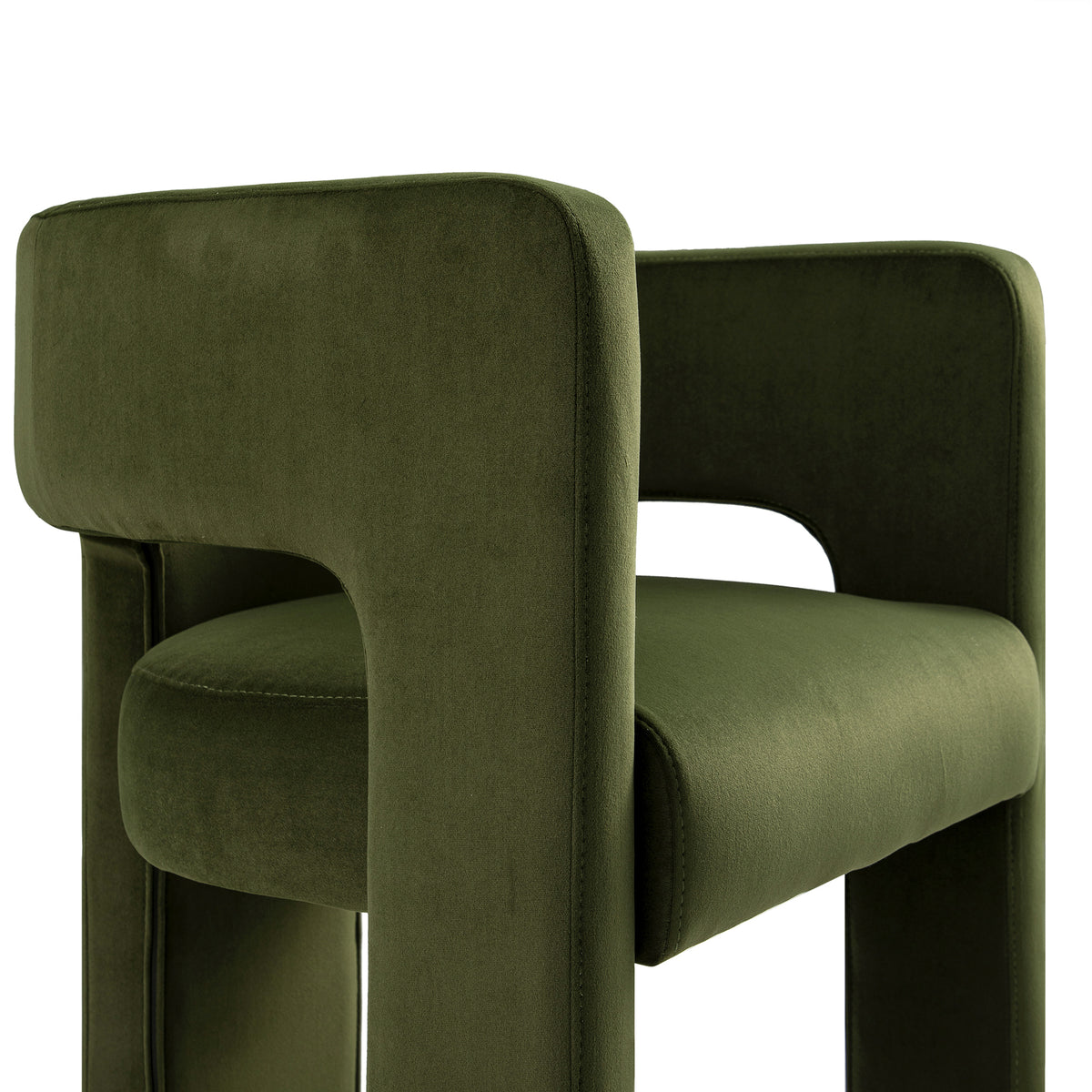 Moss Ridge Chair Greenwich Moss Green Velvet Dining Chair | daals