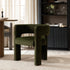 Greenwich Moss Green Velvet Dining Chair - daals
