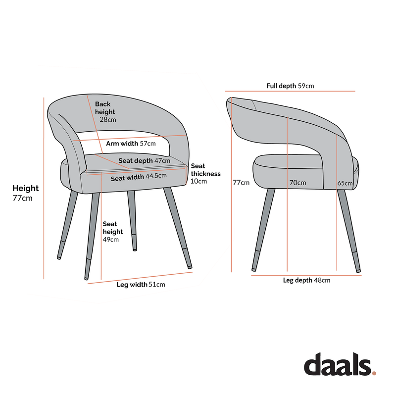 Laurel Wave Charcoal Velvet Set of 2 Dining Chairs