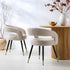 Laurel Wave Taupe Boucle Set of 2 Dining Chairs - daals