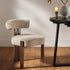 Ophelia Taupe Boucle Dining Chair - daals