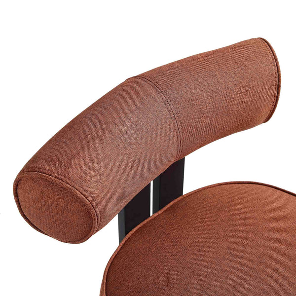 Ophelia Terracotta Fabric Dining Chair