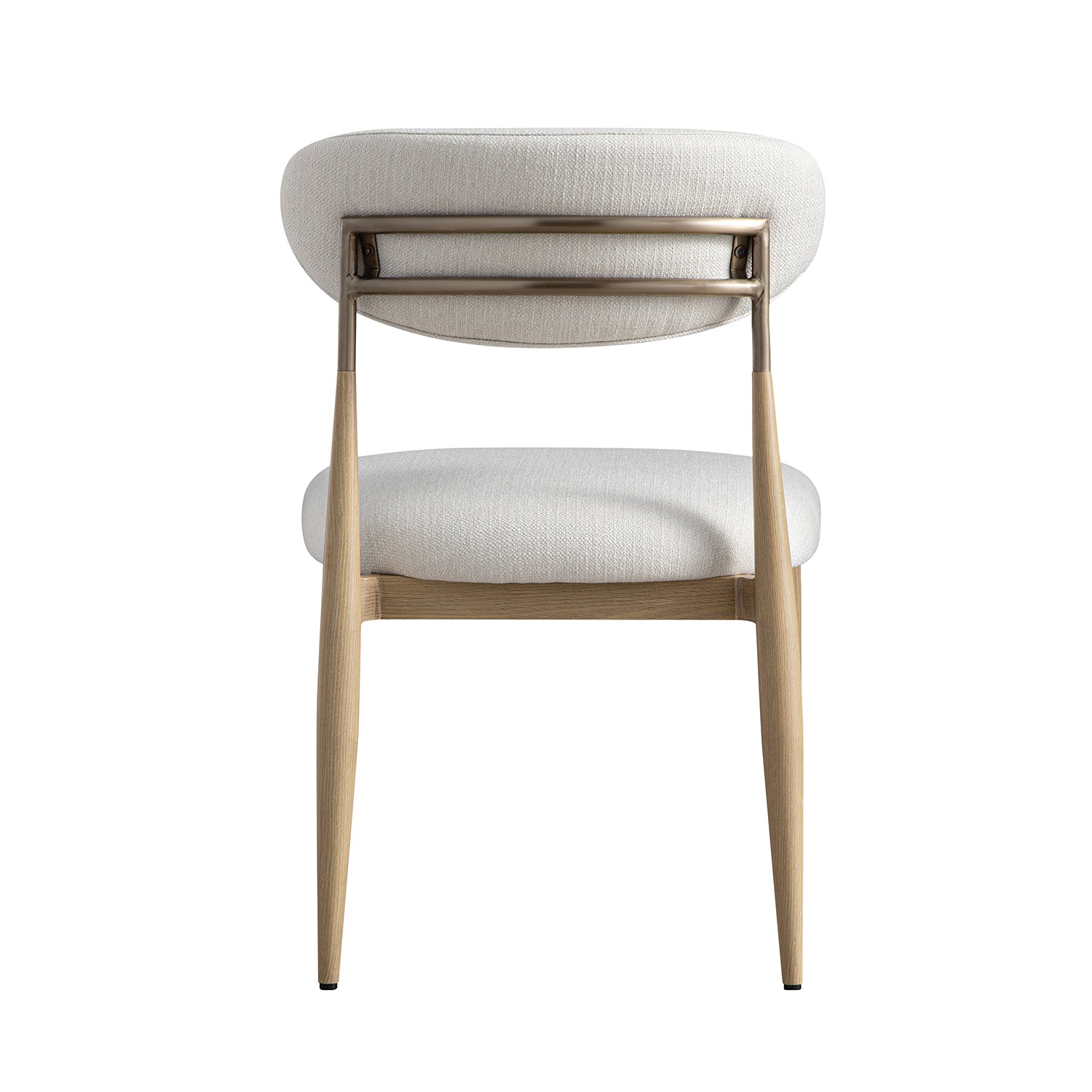 Dagmar Set of 2 Dining Chairs, Ivory Weave | Natural Frame
