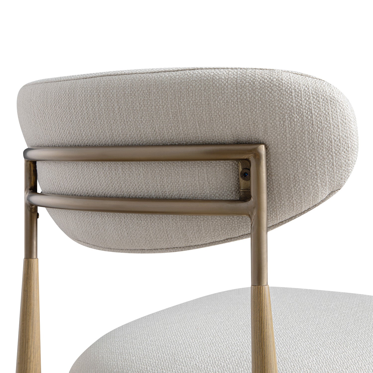 Dagmar Set of 2 Dining Chairs, Ivory Weave | Natural Frame
