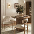 Dagmar Set of 2 Dining Chairs, Ecru Boucle | Natural Frame - daals