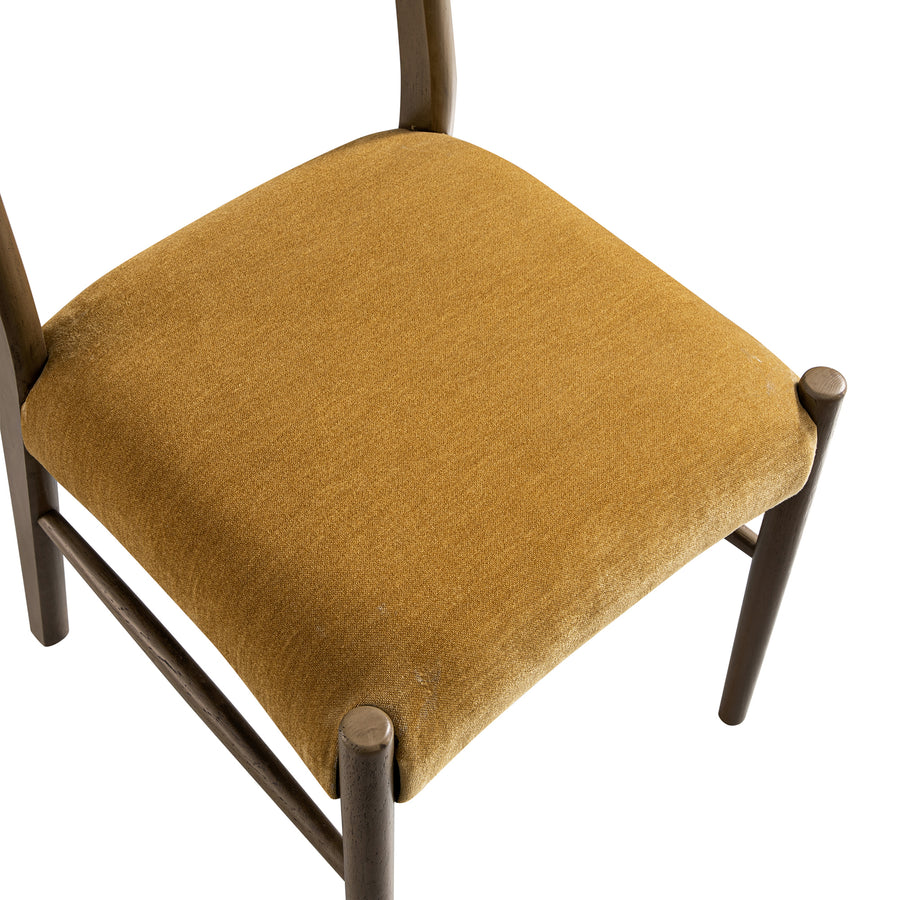 Ludlow Set of 2 Dining Chairs, Spiced Honey Chenille | Silver Oak