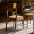 Ludlow Set of 2 Dining Chairs, Spiced Honey Chenille | Silver Oak - daals
