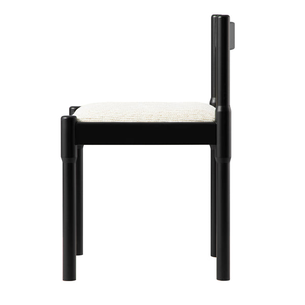 Minley 2-in-1 Dining Chair, Black Matte