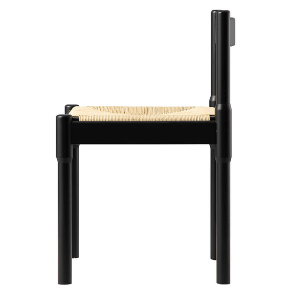 Minley 2-in-1 Dining Chair, Black Matte