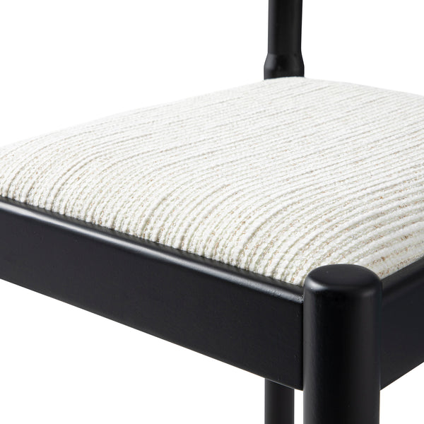 Minley 2-in-1 Dining Chair, Black Matte