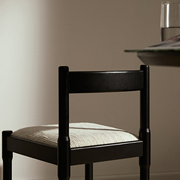 Minley 2-in-1 Dining Chair, Black Matte