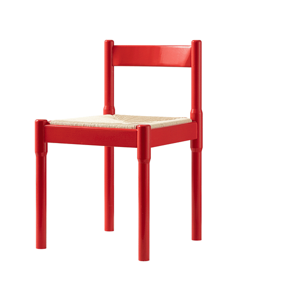 Minley 2-in-1 Dining Chair, Red High Gloss