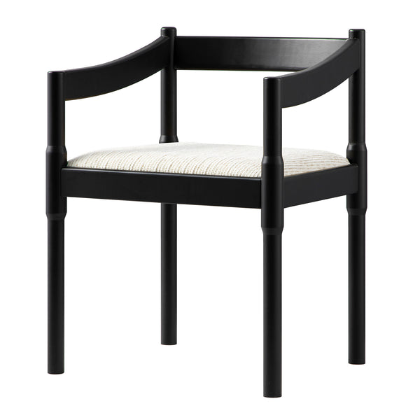Minley 2-in-1 Carver Chair, Black Matte