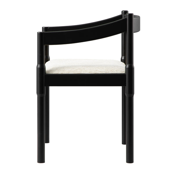 Minley 2-in-1 Carver Chair, Black Matte
