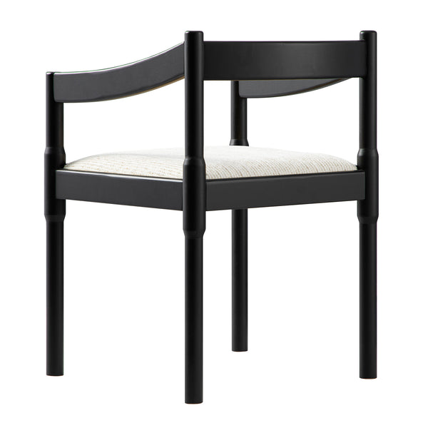 Minley 2-in-1 Carver Chair, Black Matte