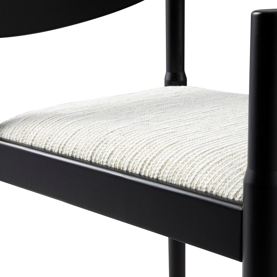 Minley 2-in-1 Carver Chair, Black Matte