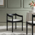 Minley 2 - in - 1 Carver Chair, Black Matte - daals