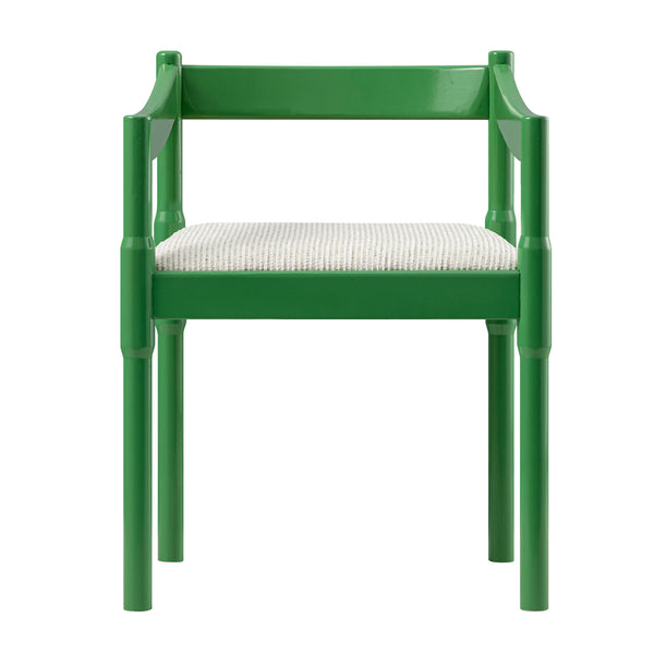 Minley 2-in-1 Carver Chair, Palm Green High Gloss